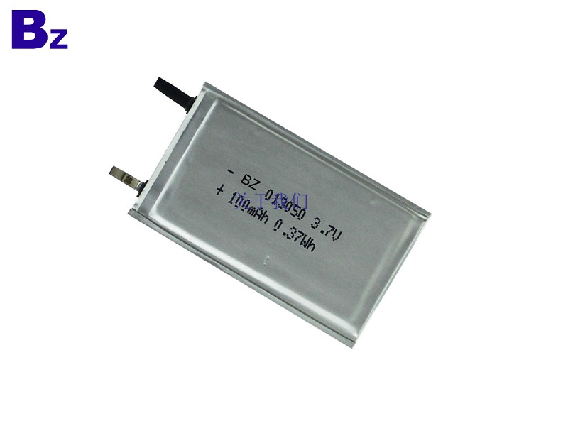 013050 100mah 3.7V Ultra Thin Battery