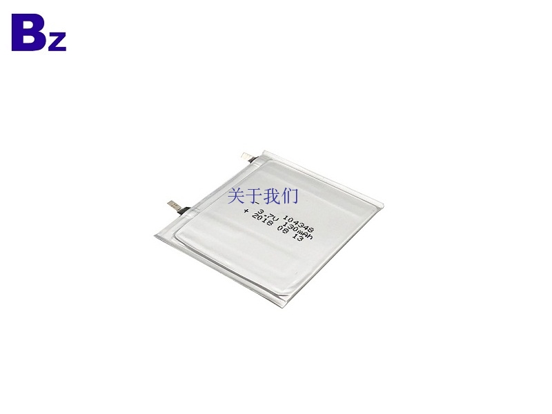 104348 130mAh 3.7V Super Thin Battery