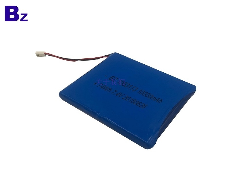 10Ah 7.4V Polymer Li-Ion Battery