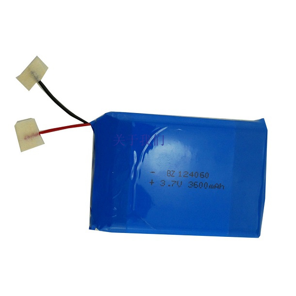 124060 3600mah 3.7V Lipo Battery Pack 