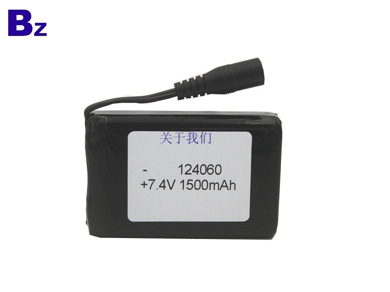 7.4V 1500mAh 聚合物锂离子电池