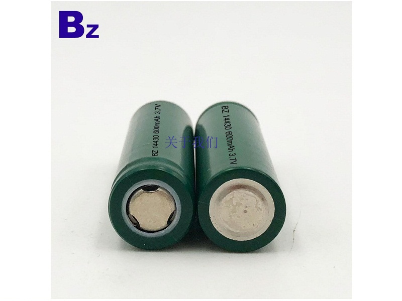 14430 600mAh 3.7V Lithium Ion Battery