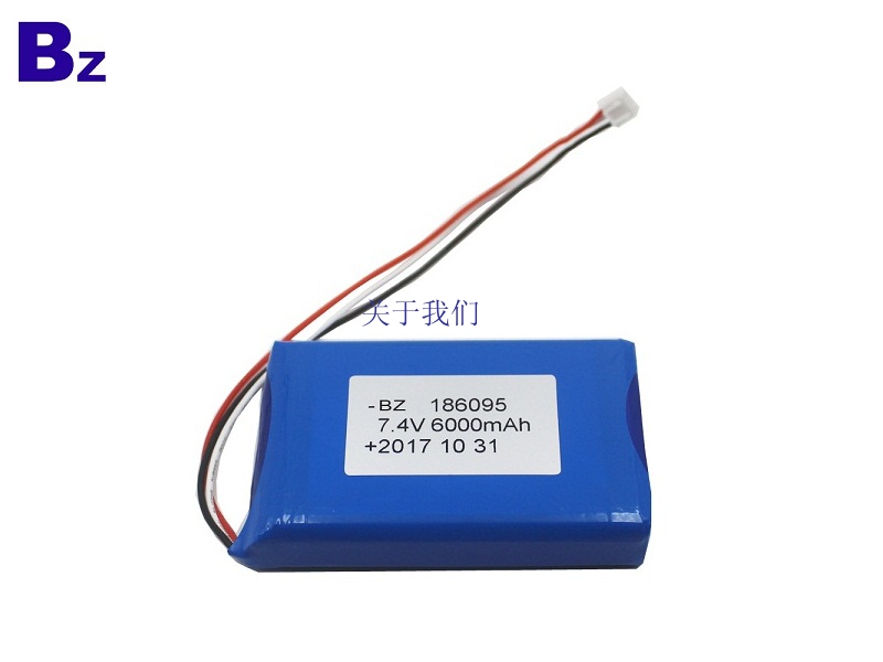 186095-2S 6000mah 7.4V 聚合物锂离子电池