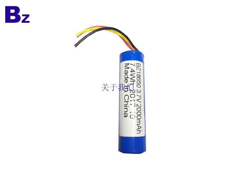 18650 Batteries 2000mah 3.7V Rechargeable Li-ion Battery