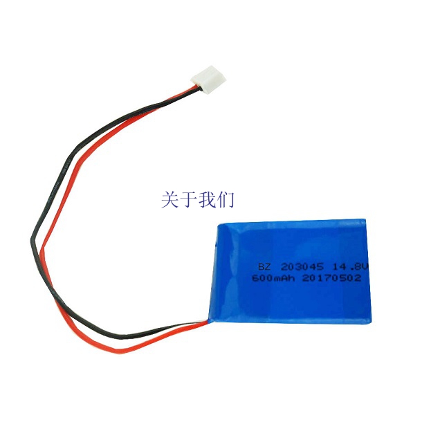 14.8V 600mah 4S锂离子聚合物电池