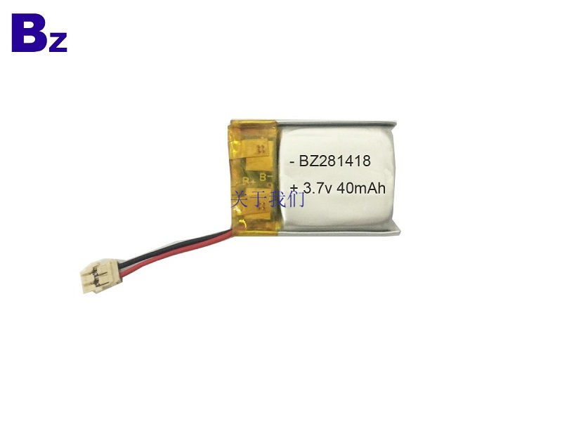 281418 40mAh 3.7V Rechargeable LiPo Battery