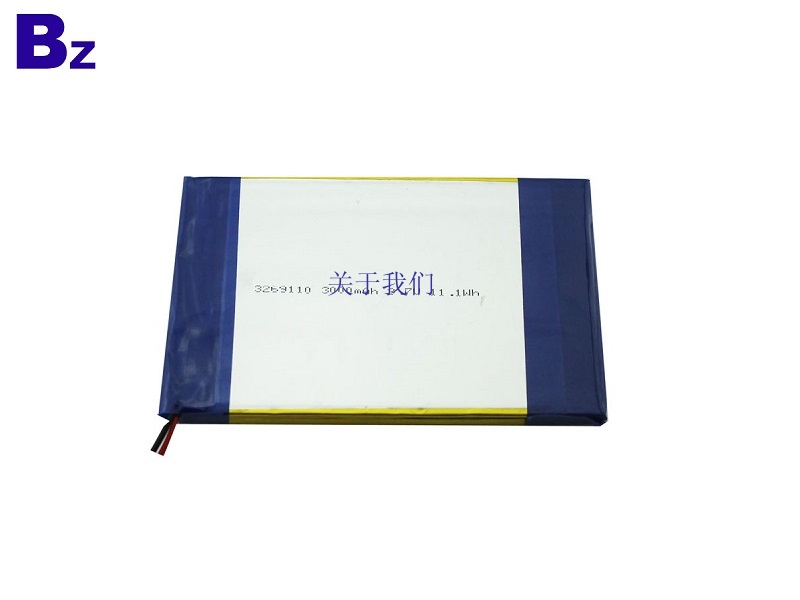 3269110 3000mah 3.7V LiPo电池