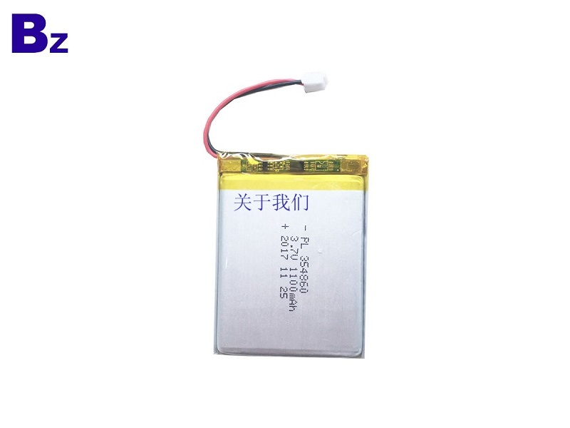 1100mAh 3.7V Rechargeable LiPo Battery