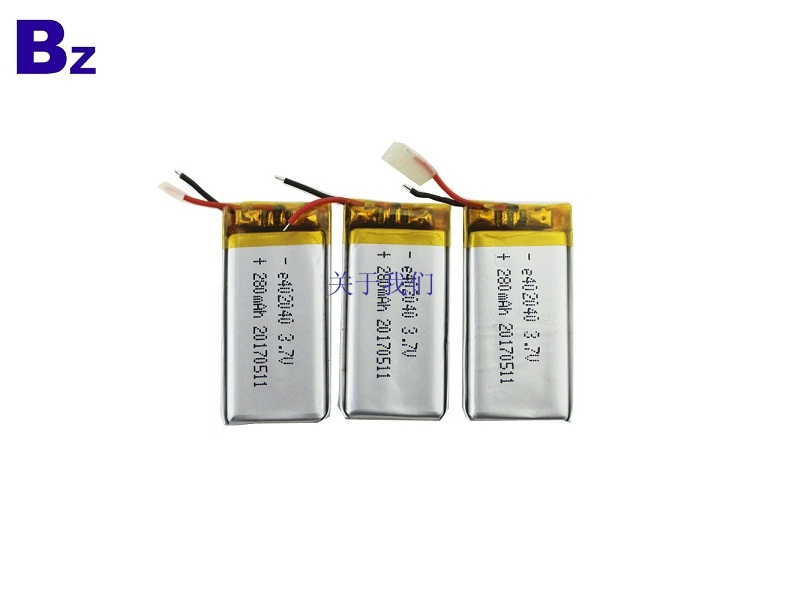 280mah 3.7V 锂电池