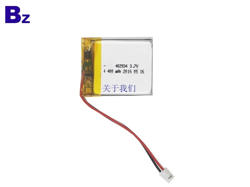 402934 400mAh 3.7V 锂聚合物电池