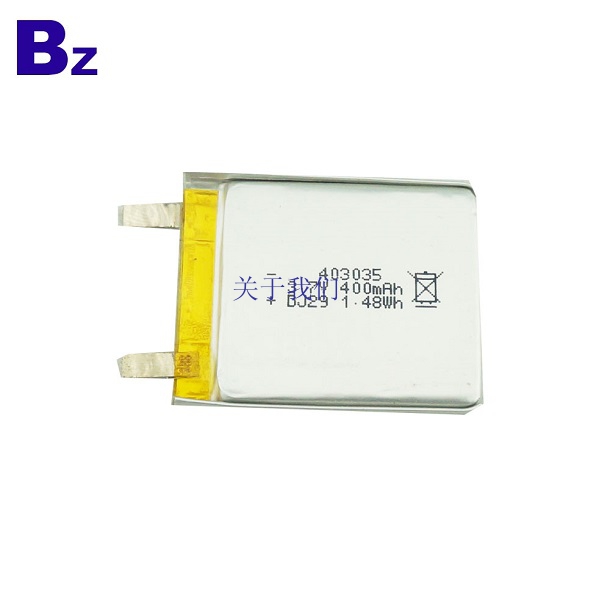 403035 400mah 3.7V Rechargeable Li-ion Battery