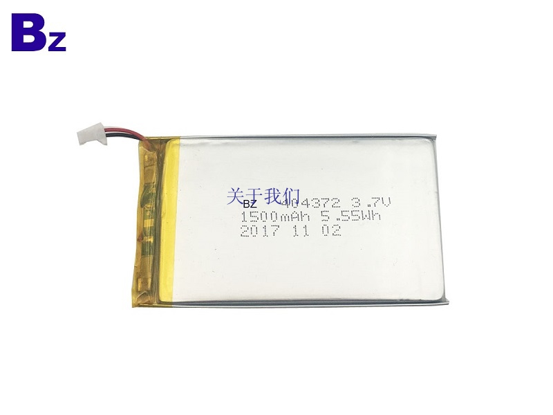 404372 1500mAh 3.7V Rechargeable Li-Polymer Battery