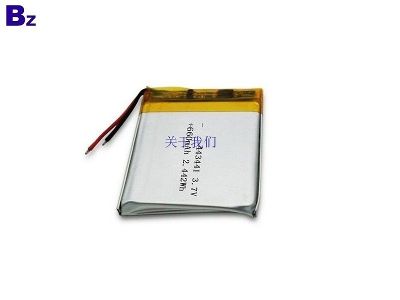 660mAh 3.7V Polymer Li-Ion Battery