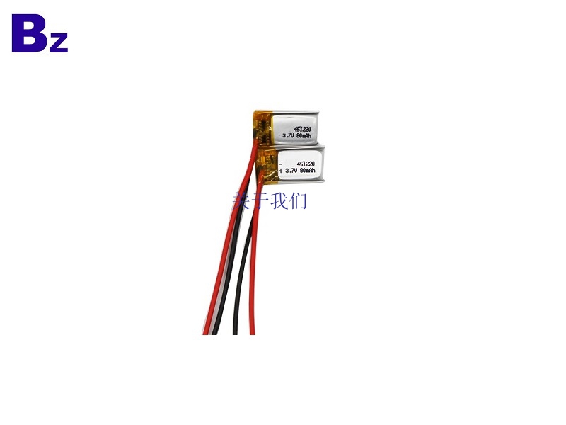 451220 80mah 3.7V LiPo Battery For Wearable Device