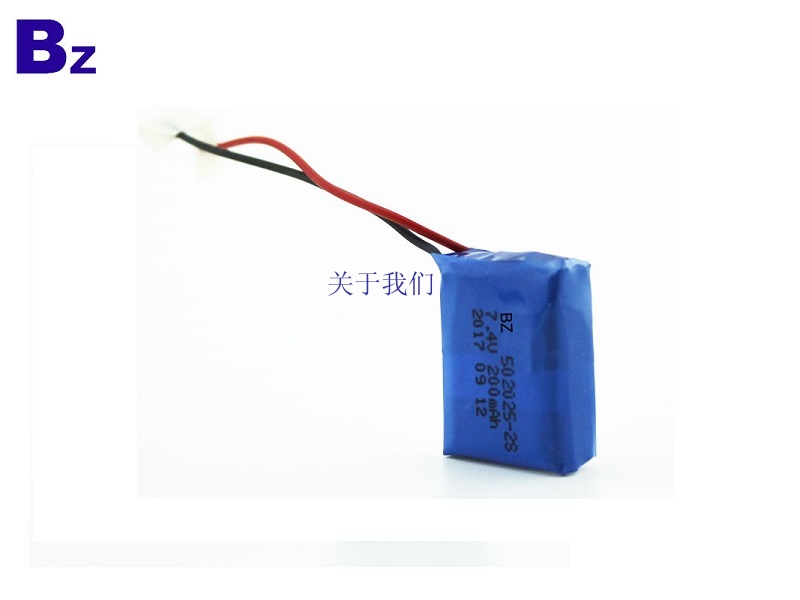 200mah 7.4V可充电聚合物锂离子电池