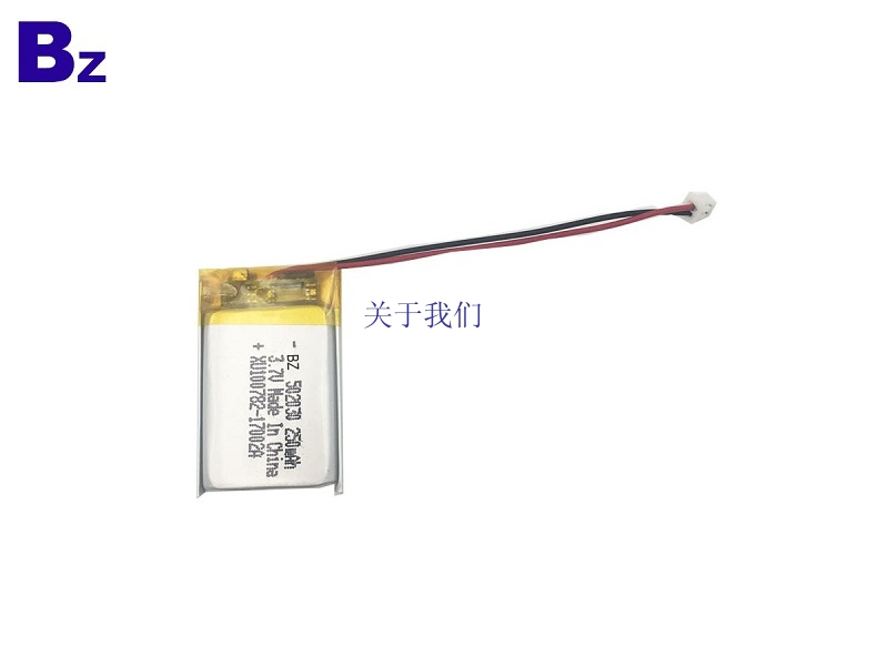 250mAh 3.7V 可充电锂聚合物电池