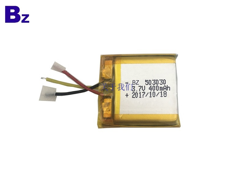 503030 400mAh 3.7V 锂聚合物电池