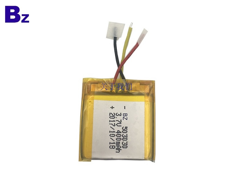 400mAh 3.7V 锂聚合物电池