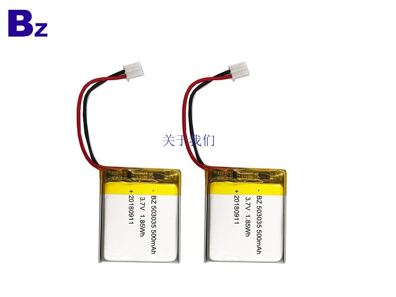 500mAh 3.7V KC认证锂聚合物电池