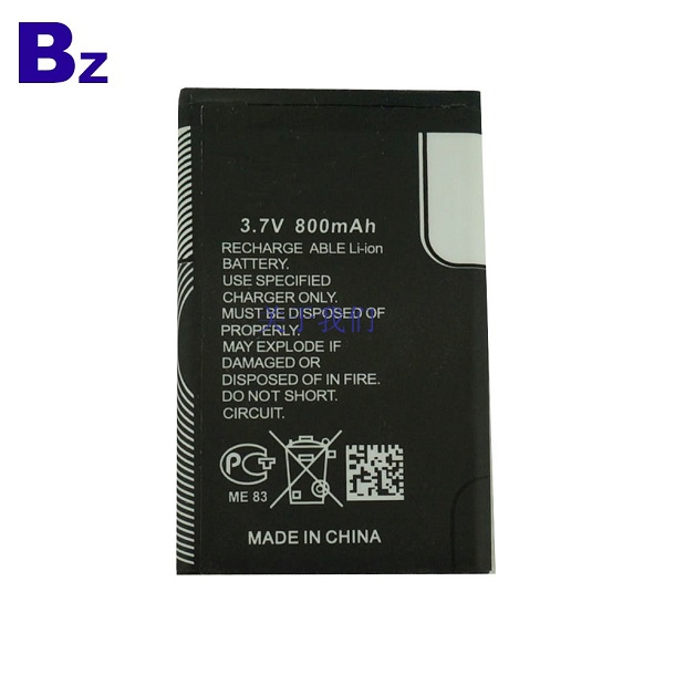 800mah 3.7V Rechargeable LiPo Battery for Mobile Phone