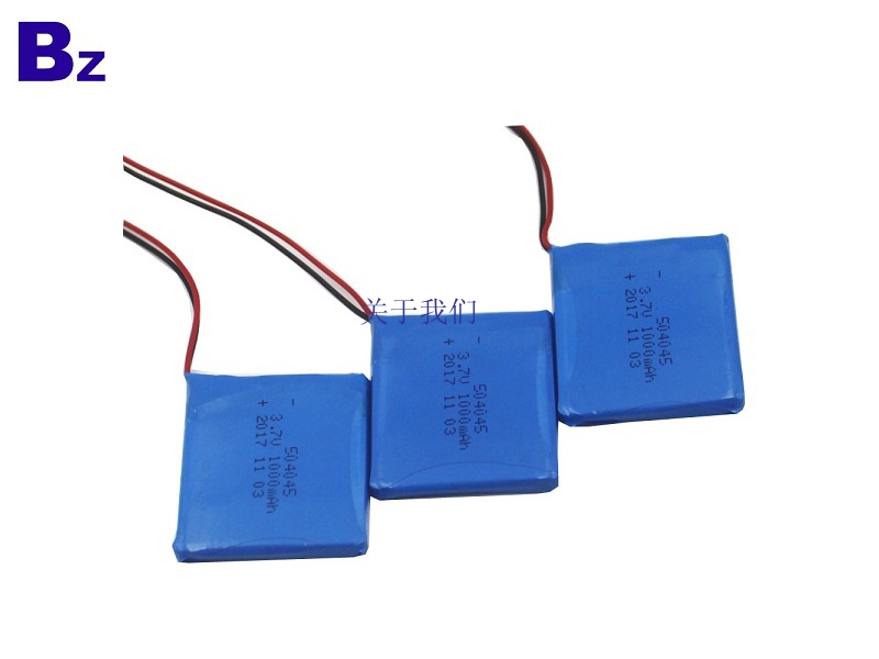 504045 3.7V 1000mAh 聚合物锂离子电池