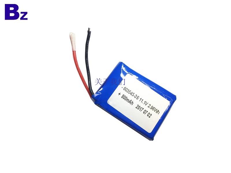 603545-3S 800mah 11.1V Li-Polymer Battery Pack