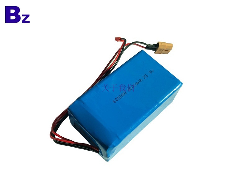 605080-7S 25.9V 3000mAh 聚合物锂离子电池组