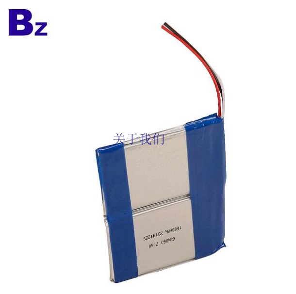 634060 7.4V 1600mAh Li-polymer Battery