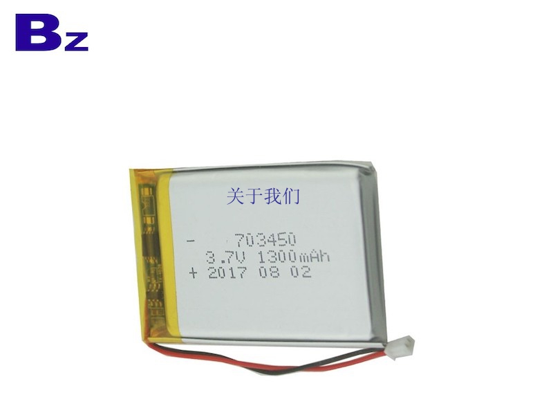703450 1300mAh 3.7V Rechargeable LiPo Battery