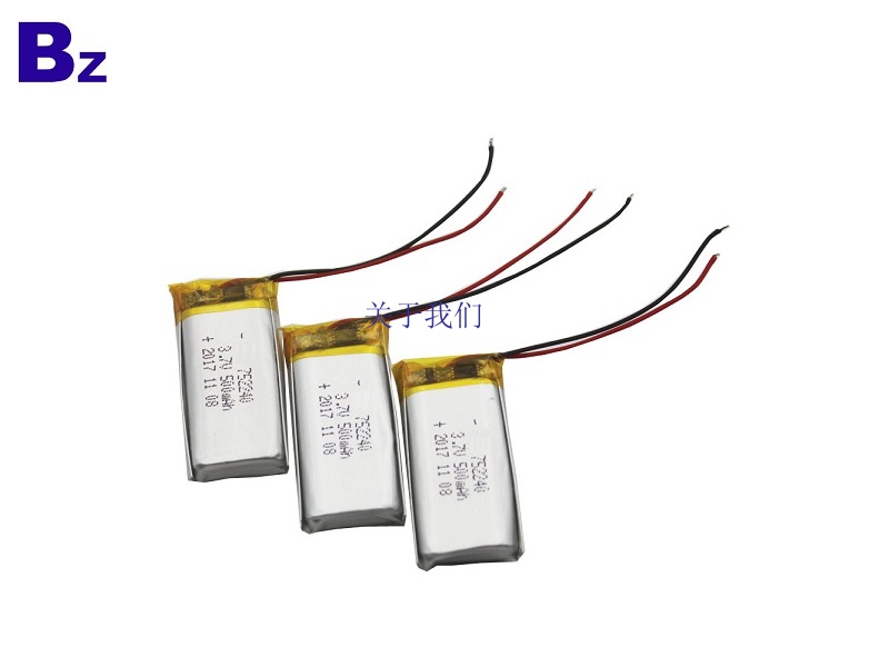 500mAh 3.7V Rechargeable Lipo Battery