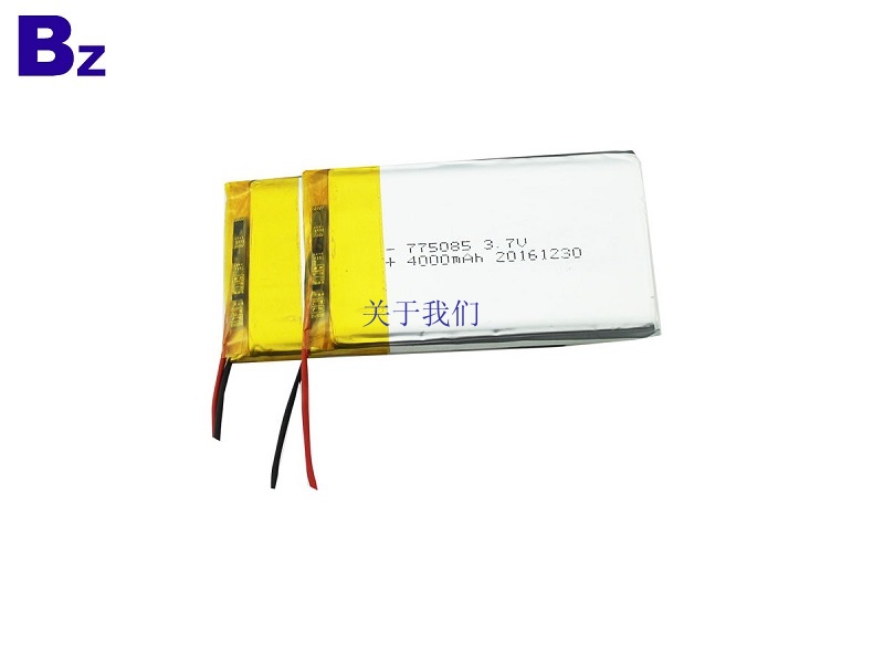 775085 4000mah 3.7V可充电聚合物锂离子电池