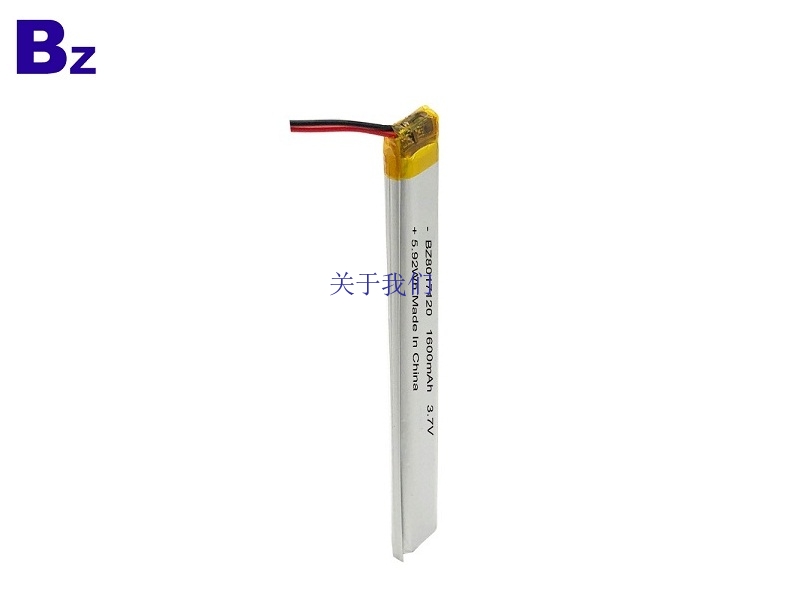 1600mAh 3.7V聚合物锂离子电池