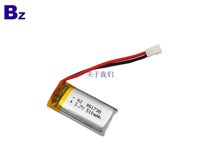 510mAh 3.7V 锂电池