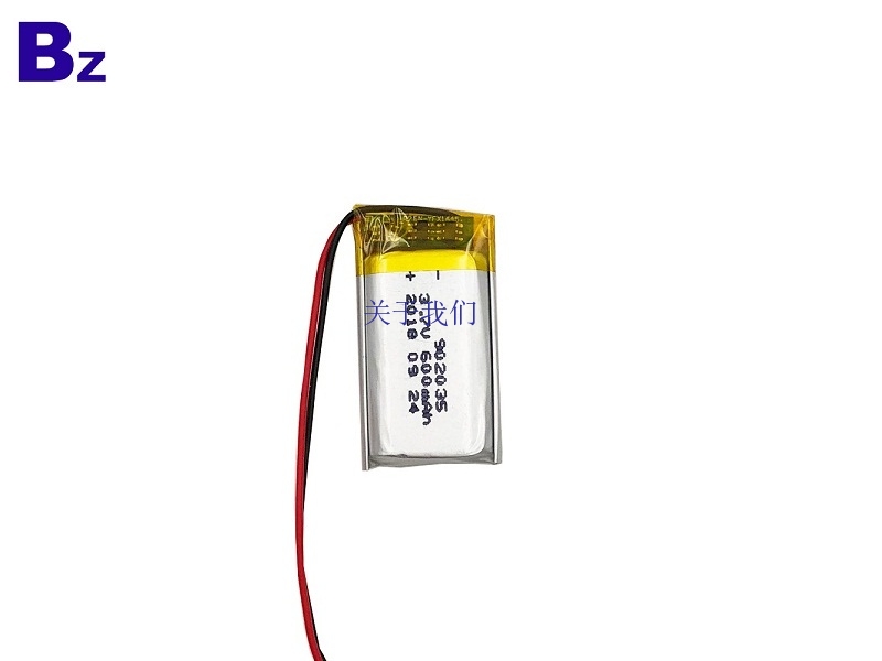 600mAh 3.7V锂离子电池