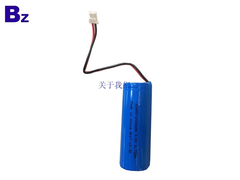 22650 3.2V 2100mAh LiFePO4 Battery