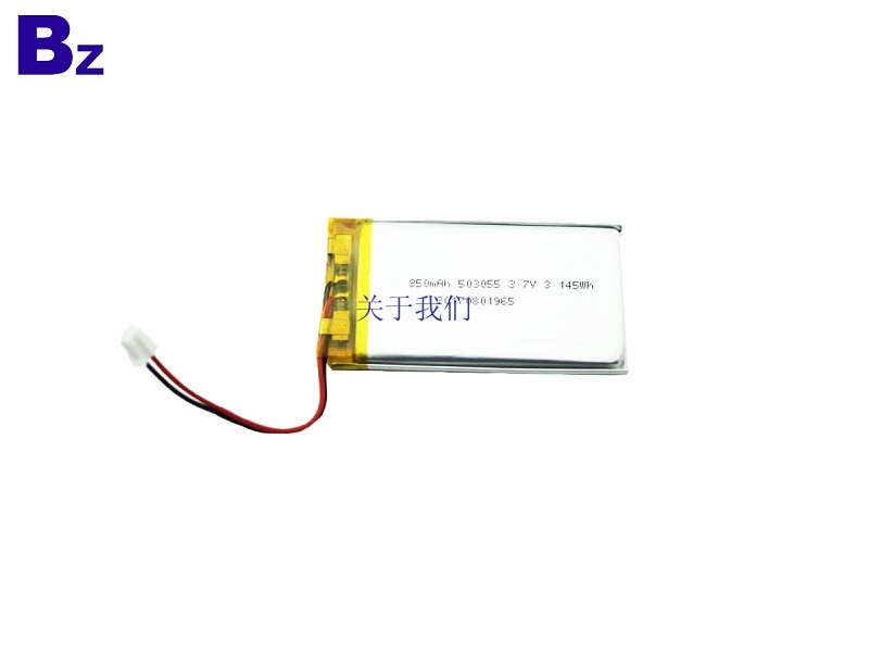 503055 850mah 3.7V Rechargeable LiPo Battery