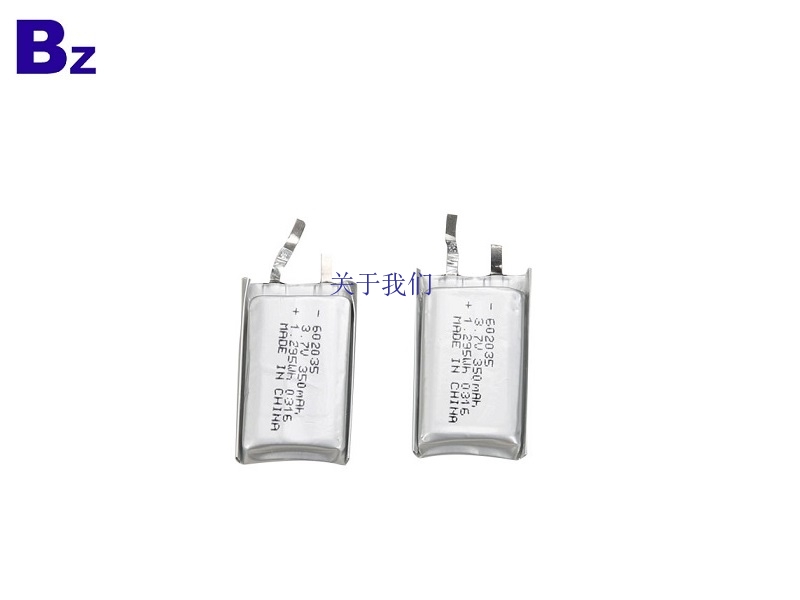 602035 350mAh 3.7V Lipo电池