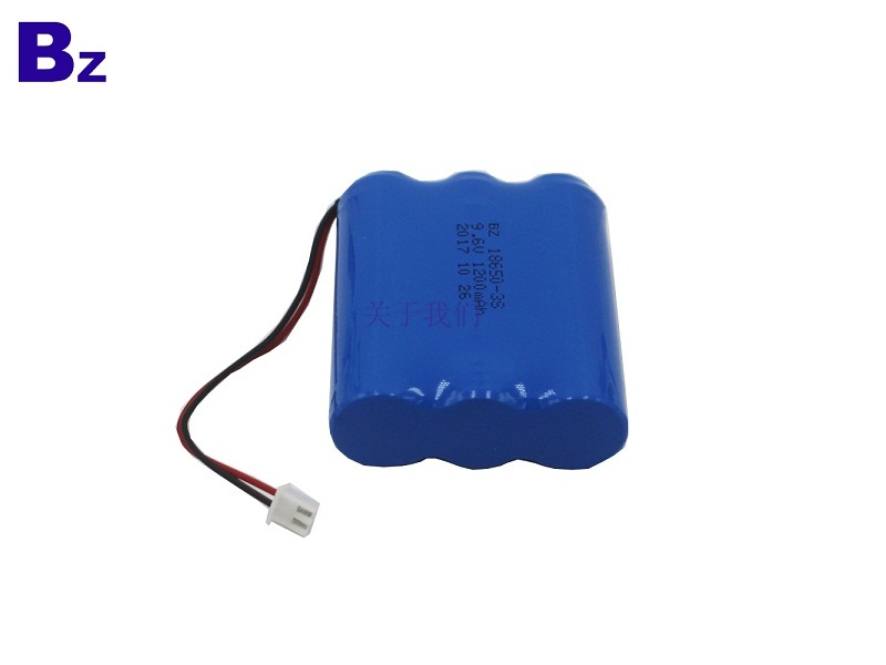 18650 1200mAh 9.6V 可充電LiFePO4電池組